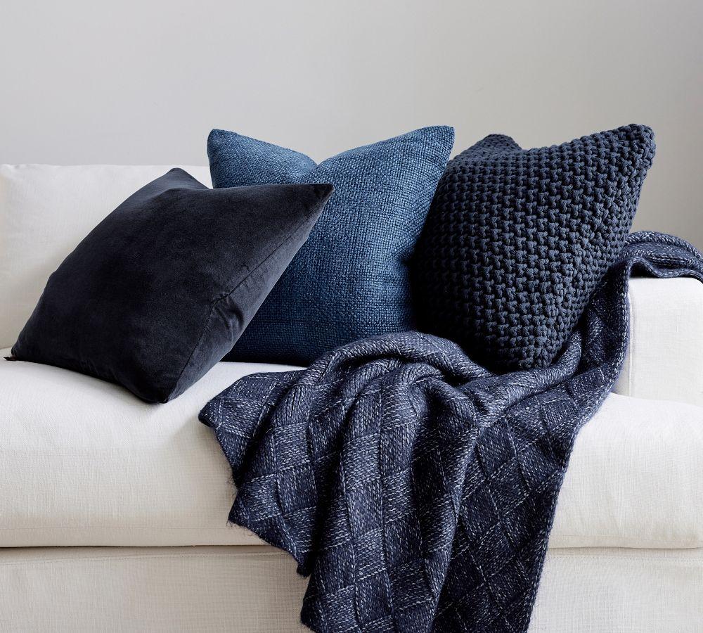 Pottery barn best sale blue throw pillows